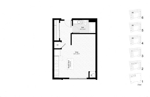 Arcata Apartments Golden Valley MN Studio Apartment